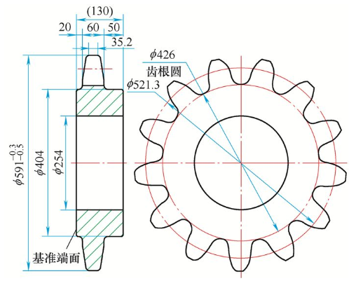 【兆恒機械】滲碳齒部有嚴重的貫穿型裂紋，何原因？